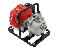 Pompe à eau à essence, 43 cm³, moteur 2 temps, haute performance, 35,66 gal/min, 30 m, hauteur de refoulement en alliage d'aluminium résistant à la corrosion, irrigation, drainage, horticulture