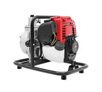Pompe à eau à essence monocylindre refroidie par air, moteur 4 temps 38 cc, pompe à eau haute performance de 1,2 kW, mobile et robuste, adaptée pour le jardin, l'agriculture, l'irrigation des bassins