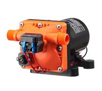 Pompe à Eau à Membrane 12 V, 3 GPM-Duoku-4 Chambres-Pressostat Réglable 40-100 PSI, 55 PSI-Port MNPT 1/2""-pour Camping-car