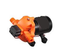 Pompe à eau à membrane auto-amorçante 12 V, 1,8/3/3,5/5 GPM, pressostat réglable 40-100 PSI, port MNPT 1/2", pompe à eau à chambre 3/4/5(5.0 GPM 5-Chamber)