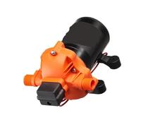 Pompe à eau à membrane auto-amorçante 12 V, 1,8/3/3,5/5 GPM, pressostat réglable 40-100 PSI, port MNPT 1/2", pompe à eau à chambre 3/4/5(1.8 GPM 3-Chamber)