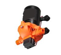 Pompe à eau à membrane auto-amorçante 12 V, 1,8/3/3,5/5 GPM, pressostat réglable 40-100 PSI, port MNPT 1/2", pompe à eau à chambre 3/4/5(1.8 GPM 3-Chamber)