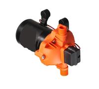 Pompe à eau à membrane auto-amorçante 12 V, 1,8/3/3,5/5 GPM, pressostat réglable 40-100 PSI, port MNPT 1/2", pompe à eau à chambre 3/4/5(5.0 GPM 5-Chamber)