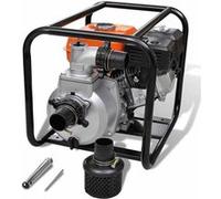 Pompe à eau à moteur à essence 80 mm Connexion 4800 W Orange, noir et argenté G