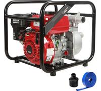 Pompe à eau à moteur Benziini 2 7HP 4 temps - Pompe de transfert d'eau à gaz - Pompe à usage domestique à faible consommation de carburant