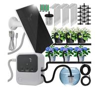 Pompe à eau alimentée par panneau solaire, système d'irrigation goutte-à-goutte Intelligent, Kit minuterie d'eau, dispositif d'arrosage automatique for plantes en pot de jardin
