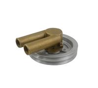 Pompe à eau AP03 Double poulie à courroie en V Compatible avec les moteurs Volvo Penta 4.3GL 5.0GL 5.7GL 21214596 3862487