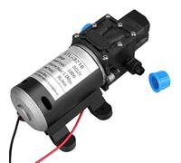 Pompe à eau auto-amorçante haute pression 12V DC 100W 8L/min 0.7MPa pour machine à laver la voiture à diaphragme