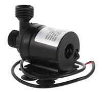 Pompe à Eau Automatique de Surpression, 4 Filets, Noir, pour Jardin | Abs, Raccord Fileté Rapide, Fort Débit, pour Cuve D’eau de Pluie, Intérieur et Filtration