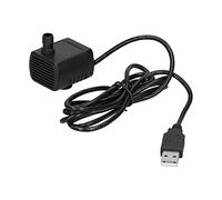 Pompe à eau BROLEO DC sans balais, DC 12V, Igh Circulation de l'eau, Efficacité Compact et Silencieux, Mini Submersible Pompe avec Ventouse pour Fontaine Aquarium, Poussière Aquariums