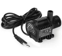 Pompe a Eau Brushless 600L/H 2.2M DC5V 6.5W Pompe Bassin Mini Pompe Aquarium avec Variateur de Vitesse Pompe à Eau Pompe Submersible Pompe a Bassin Ultra-Quiet Pompe Fontaine Pompe Immergée