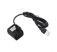 Pompe à eau CC sans balais 3,5-9 V submersible mini pompe 150 cm tête 3 W faible bruit moins de 35 dB pour filtre d'aquarium et système de circulation Noir
