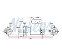 Pompe À Eau Compatible Pour Mercedes-Benz C-Class SLK Chrysler Crossfire