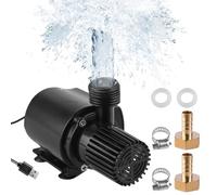 Pompe à eau DC12V 800L/H 5M, 15W Brushless Pompe à eau submersible, mini pompe d'aquarium, petite pompe fontaine, pompe de fontaine silencieuse pour fontaine solaire, bassin, système de circulation