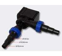 Pompe à eau de bassin filtre filtration cours d'eau eco aquarium petit étang eco 6000l/h 40 Watts Helloshop26 4216065