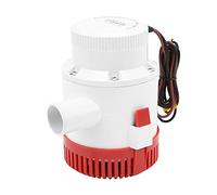 Pompe à eau de cale 12 V haute performance 3 700 GPH, turbine semi-ouverte électrique pour bateau, yacht, pompe de cale marine, plastiques techniques durables, sortie 1 1/2 po