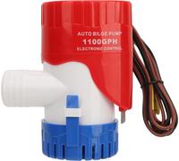 Pompe à eau de cale automatique 1100GPH sensible avec interrupteur électronique Pompe de drainage silencieuse pour étangs et piscines 12V
