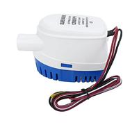 Pompe à eau de cale submersible automatique 12 V, accessoires de bateau en plastique avec interrupteur à flotteur, fonctionnement entièrement automatique, filtre amovible pour (1200.)