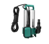 Pompe À Eau De Drainage Submersible En Acier Inoxydable 1 100 W 16 500 L/h Interrupteur Flotteur 35 Mm Drainage à Haute Efficacité