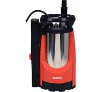 Pompe submersible pour eaux usées 750W, 11000 l/h, Inox, avec interrupteur à flo