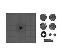 Pompe à Eau de Fontaine Solaire Pompe à Eau de Fontaine Flottante Automatique pour étang extérieur Paysage Aquatique Jardin Silicium monocristallin Plastique d'ingénierie