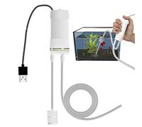 Pompe à eau de petite taille | Siphon à aspiration automatique - Pompe portative | pour aquarium évier sous-sol piscine étang jardin arrosage extérieur Autocaravan