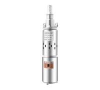 Pompe à eau de puits Pompe de puits Pompe de puits profond Pompe submersible Petite centrale d'eau domestique Auto-amorçante en acier inoxydable Pompe à eau solaire 180 W/12 V/1,2 m³/h, (D x H) : 7,8