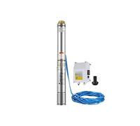 Pompe submersible - Acier Inoxydable - 2200 W - Débit 14000 L/h - Profondeur 72 m - Irrigation