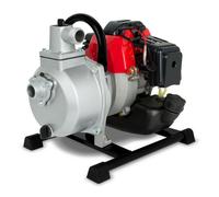 Pompe à eau EBERTH 2PS avec 12.000l/h et 17,5m de hauteur de refoulement, raccord 1 pouce, pompe de jardin pour eaux sales avec moteur 2 temps et hauteur d'aspiration 7m