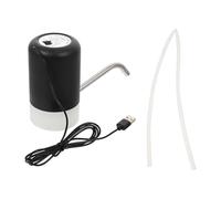 Pompe à Eau Électrique USB 5v 5w pour Barils et Bouteilles 5 Gallons | Installation Facile, Distribution sans Effort, Câble USB Inclus, Usage Scolaire et Pique-niques, Noir