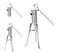 Pompe à eau en acier inoxydable - Pompe à main - Pompe à bras - Pompe à eau manuelle - Pompe à main de puits - Pompe à eau en acier inoxydable durble -Pompe de puits pour maison, cour, jardin