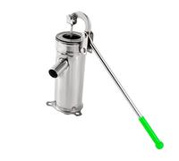 Pompe à eau en acier inoxydable - Pompe manuelle - Pompe à eau manuelle - Pompe d'aspiration d'eau secouée pour eaux souterraines jusqu'à 10 m de profondeur