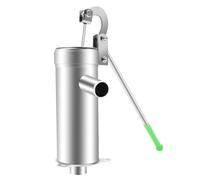 Pompe à Eau en Acier Inoxydable pour 8 Mètres, Pompe à Main Eau | Pompe à Main | Pompe à Bras pour Maison, Cour, Jardin, Ferme (Color : Silver)