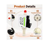 Pompe à Eau EP5FM pour Machine à Café, 120 V, 60 Hz, 46 W, Compatible avec les Machines à Expresso pour Ulka et pour