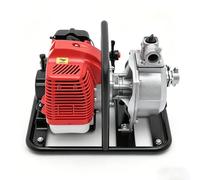 Pompe à eau essence 2 temps 43 cc 1,25 kW - Débit 135 l/min, hauteur d'aspiration 8 m, hauteur de refoulement 30 m, entrée/sortie de 2,5 cm, avec filtre à air supplémentaire