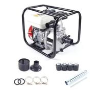 Pompe À Eau Essence 210cc 6,5HP 4temps D'irrigation For Piscines Outils Puissance éLevéE