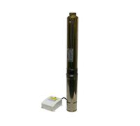 Varan Motors - 4STM3-10 Pompe à eau immergée pour puits profonds et forage, 4m³/h - 80m, 750Watt