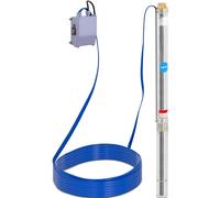 Pompe À Eau Immergée Pour Puits Profond ou Forage Eaux Claires 3780L-H 85m 750W