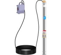 Pompe À Eau Immergée Pour Puits Profond ou Forage Eaux Claires 4800 l/h 54m 1100
