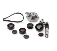 Pompe à eau + jeu de courroie trapézoïdale à nervures GATES KP66PK2500