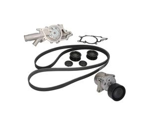 Pompe à eau + jeu de courroie trapézoïdale à nervures HEPU PK15380