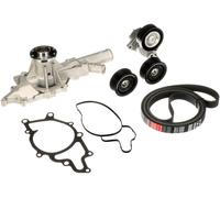 Gates Pompe à eau + kit courroie accessoire KP26PK2260-2 – jeu trapézoïdal à nervures
