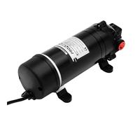 Pompe à eau JUUTALK, 220 V, auto-amorçante, pompe haute pression, 160 PSI, pompe à membrane pour l'agriculture, plomberie domestique, pompe à immersion, noir, classique, caoutchouc, acier, nylon