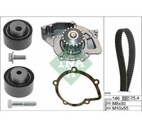 Pompe à eau + kit de courroie crantée INA 530 0446 31 pour 406 2.2 2000-2004