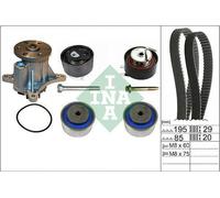 Pompe à eau + kit de courroie crantée INA 530 0764 30 pour 407 2.7 2005-201
