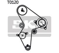 SKF Kit de courroie de distribution avec pompe à eau VKMC 03121