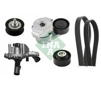 Pompe à eau + kit de courroie trapézoïdale 529 0301 30 INA pour PEUGEOT FORD