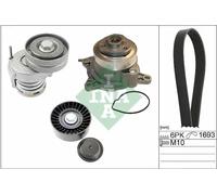 Pompe à eau + kit de courroie trapézoïdale 529 0534 30 INA pour VW SKODA SEAT