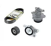 Pompe à eau + kit de courroie trapézoïdale KAP855.180 SNR pour OPEL RENAULT