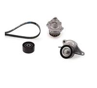 Pompe à eau + kit de courroie trapézoïdale KP17PK1705 GATES pour NISSAN RENAULT